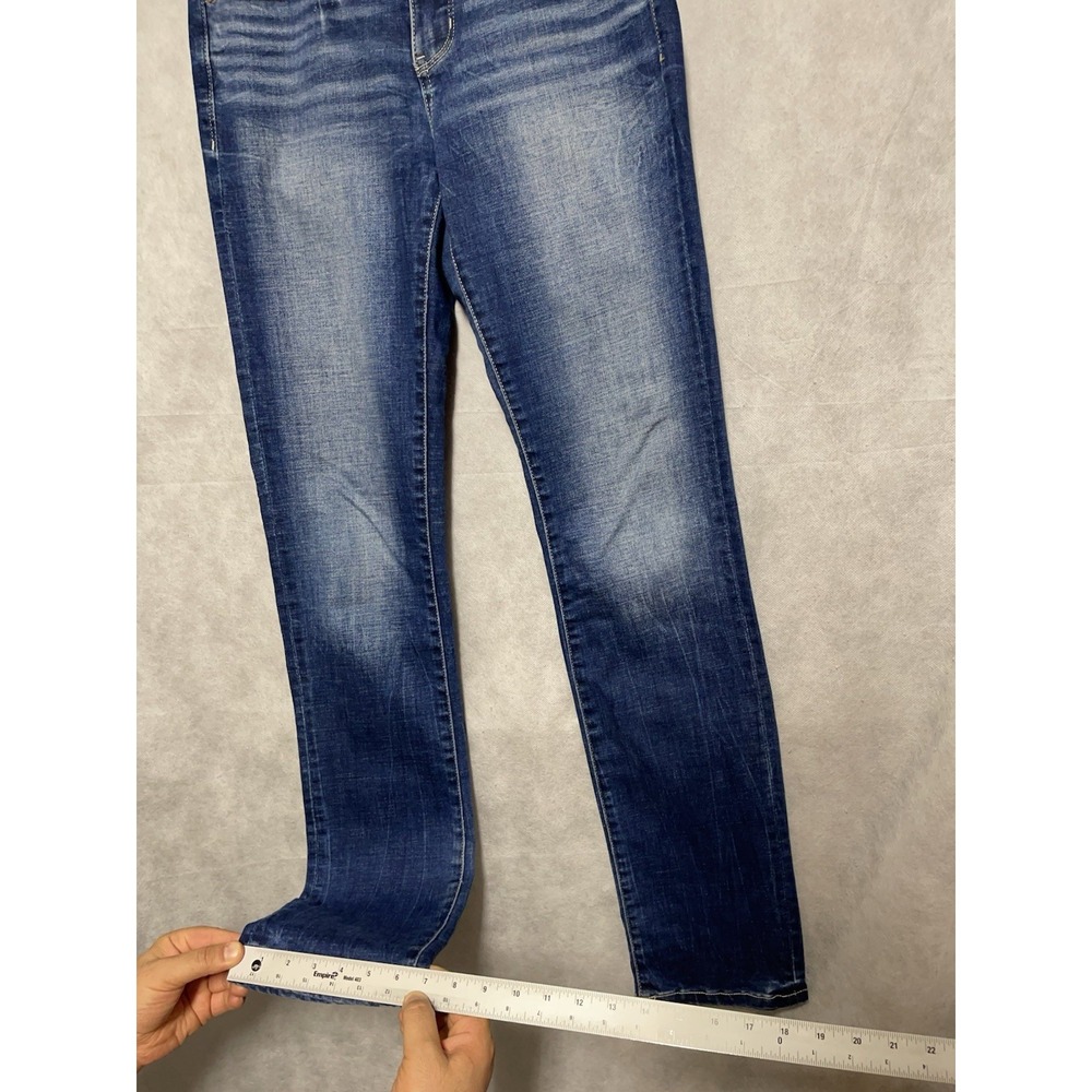 Buckle Black Jeans Women 26X32 Blu Dark Wash Denim Fit No. 53 Straight Whiskered - Picture 4 of 9